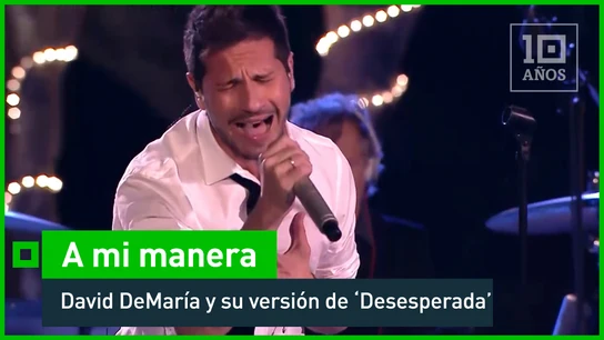 2016. David DeMaría interpreta a Marta Sánchez David DeMaría da su toque personal al conocido tema de Marta Sánchez, 'Desesperada'.