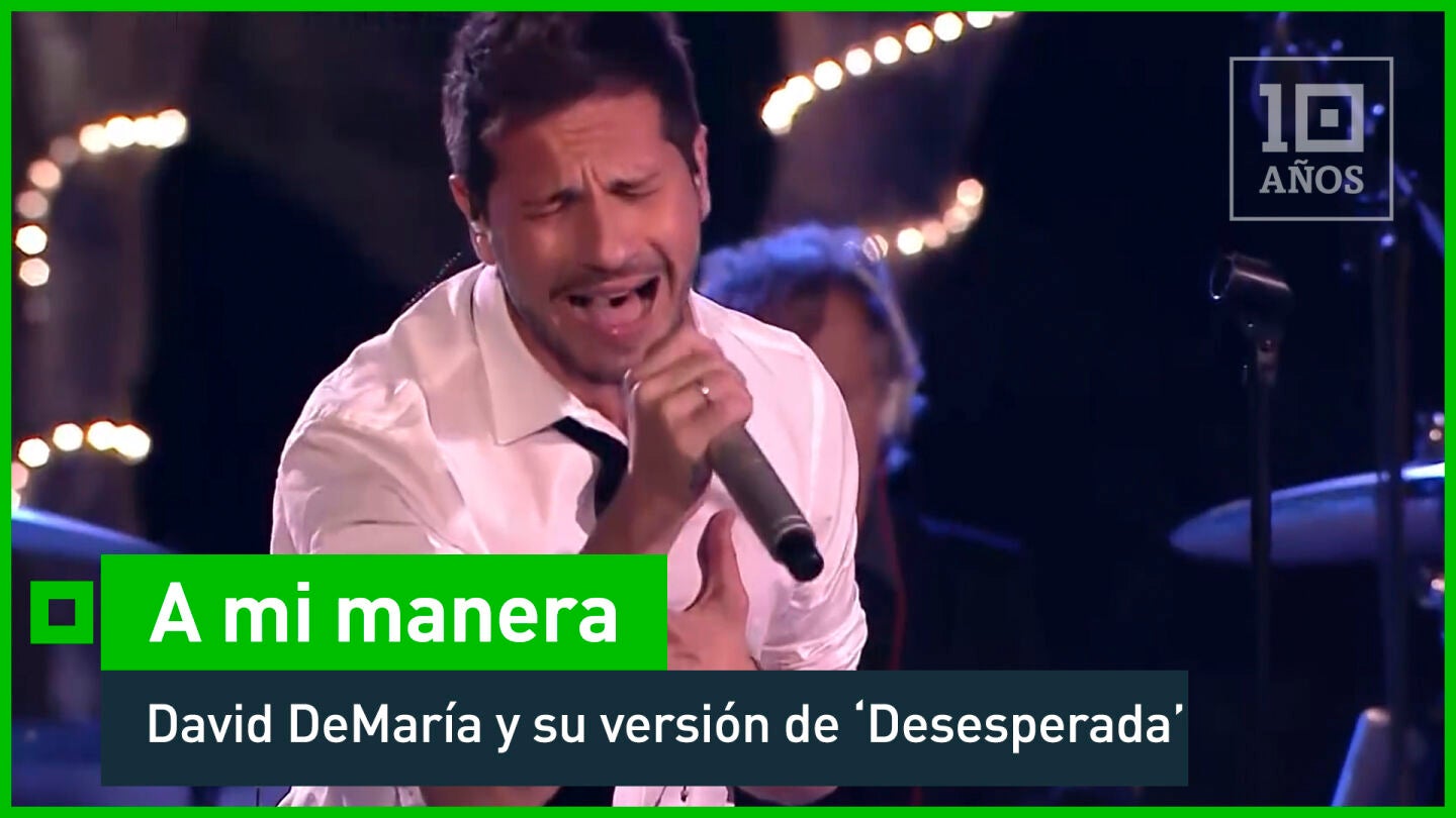 David DeMar&iacute;a da su toque personal al conocido tema de Marta S&aacute;nchez, 'Desesperada'.