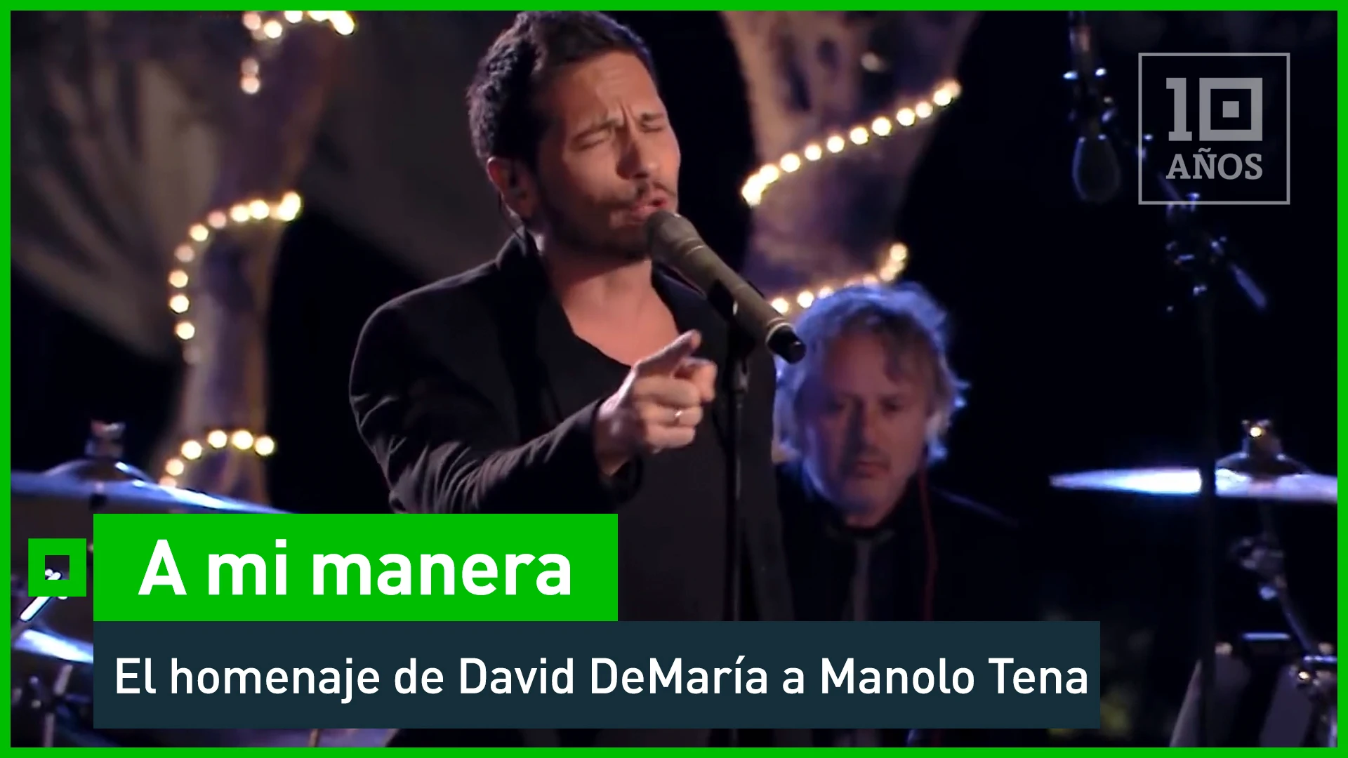 'Sangre española' uno de los temas más conocidos de Manolo Tena con el toque personal de David DeMaría. Una interpretación con mucho corazón que te encantará