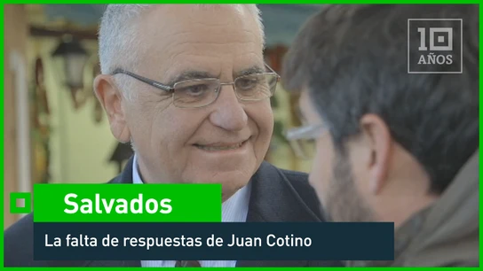 2013. Juan Cotino: "No le quiero responder a usted sobre este tema" Con motivo de la fiesta del vino de la Comunidad Valenciana, Jordi Évole aprovecha la ocasión para intentar hablar con Juan Cotino, presidente de las Cortes Valencianas, sobre el accidente de metro de Valencia de 2006. Sin embargo, él no quiere responder a ninguna de las preguntas relacionadas con ese tema al periodista.