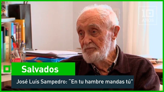 2012. José Luis Sampedro: "No se puede vivir por encima de tus posibilidades" Mensaje De José Luis Sampedro a las familias modestas que están preocupadas por sus ahorros. Jordi Évole habló con él sobre la crisis y las posibles salidas de la misma.