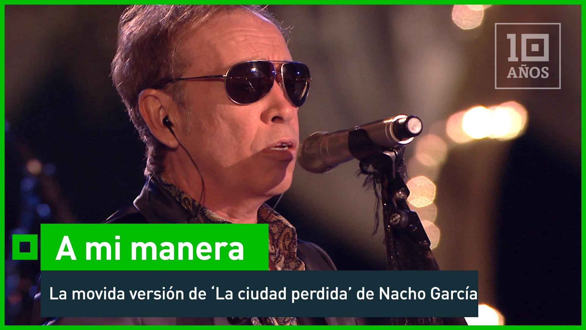 El exvocalista de Nacha Pop, Nacho García Vega versiona el tema 'La ciudad perdida' de David DeMaría. Una canción compuesta por el cantante gaditano en el año 2004 y que interpreta García Vega, en el último programa de A mi manera, dirigido a la trayectoria profesional de su compañero más joven.