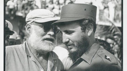 Ernest Hemingway y Fidel Castro