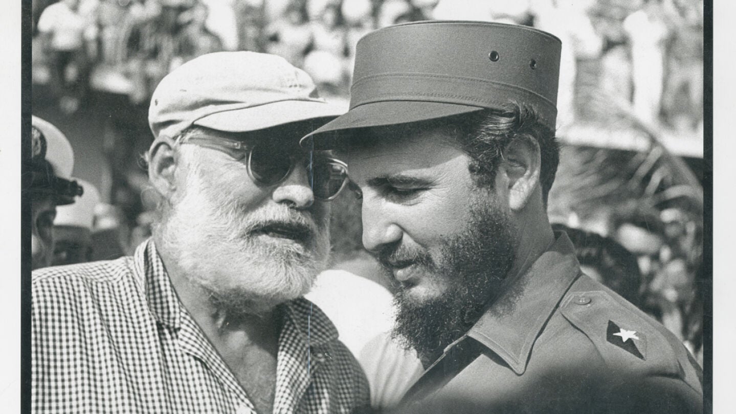 Ernest Hemingway y Fidel Castro