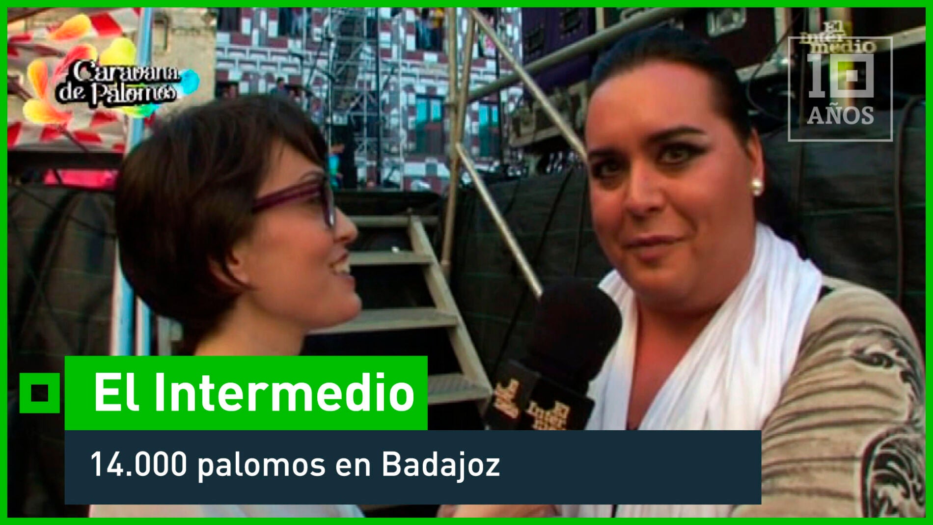 2011. La Caravana de Palomos El intermedio laSexta 15 aniversario