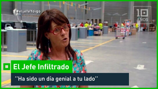 2015. 'El Jefe Infiltrado' con la directora de comunicaci&oacute;n de Yoigo - laSexta 15&ordm; aniversario