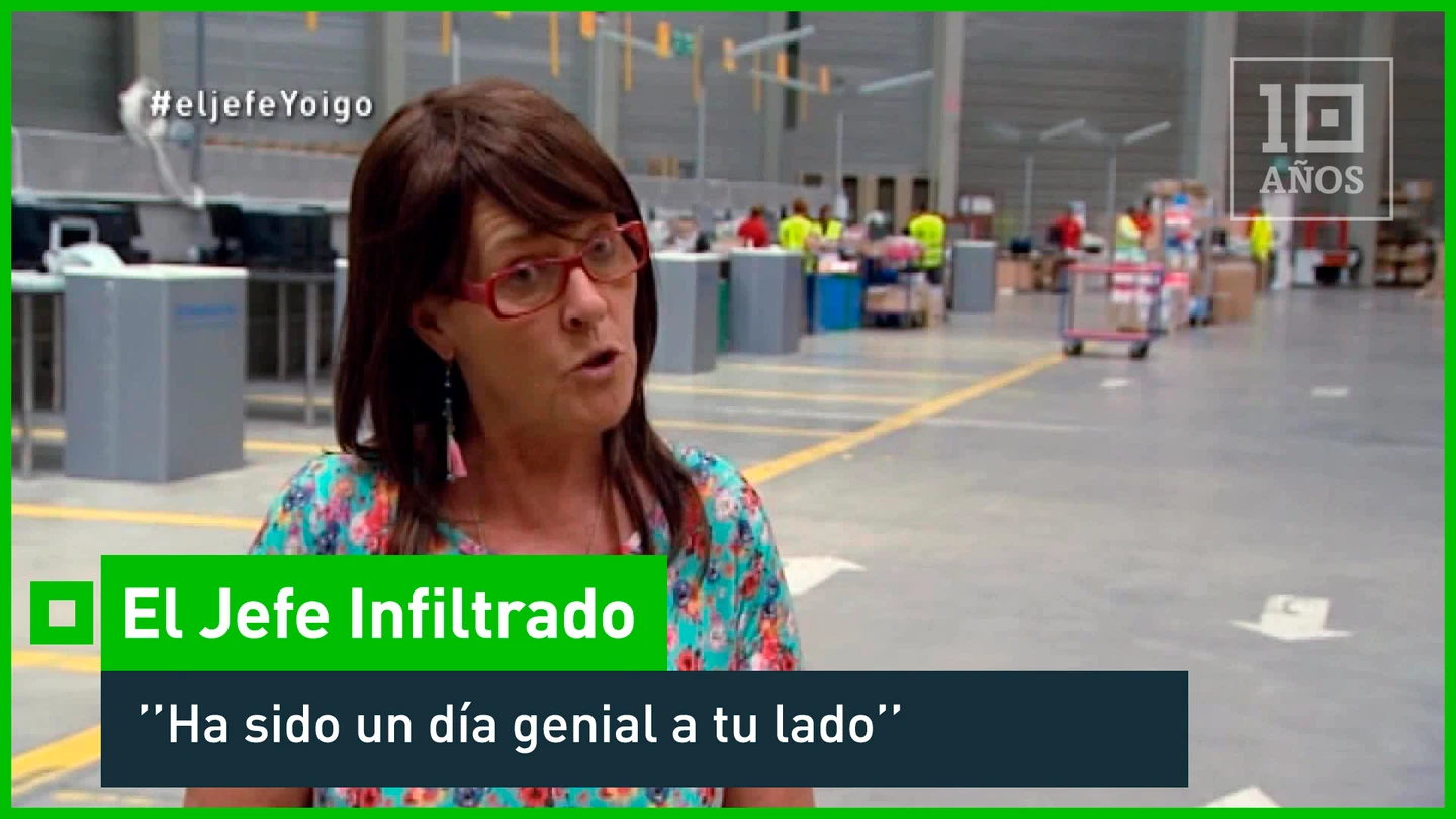 2015. 'El Jefe Infiltrado' con la directora de comunicación de Yoigo - laSexta 15º aniversario 2015. 'El Jefe Infiltrado' con la directora de comunicación de Yoigo - laSexta 15º aniversario
