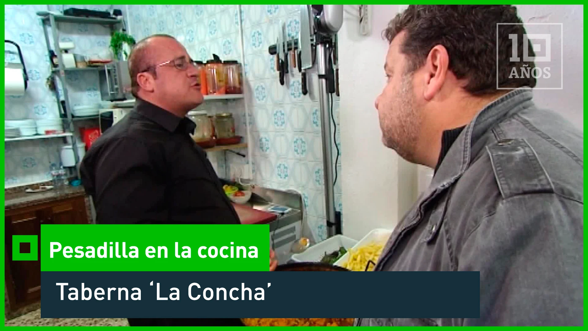 2014. El chef de la taberna 'La Concha' monta en cólera - laSexta 15º aniversario 