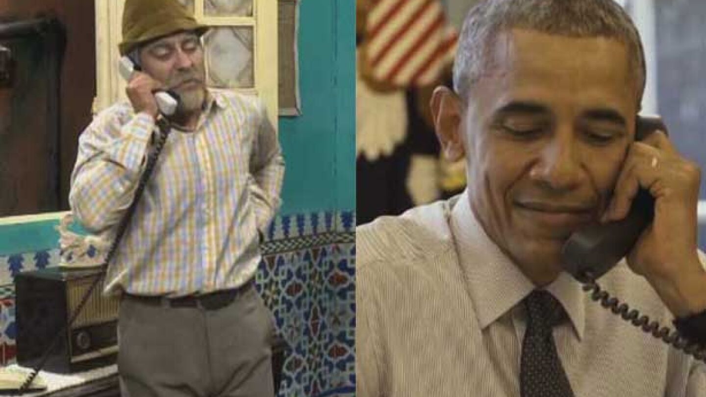 Obama protagoniza un sketch junto a un c&oacute;mico cubano