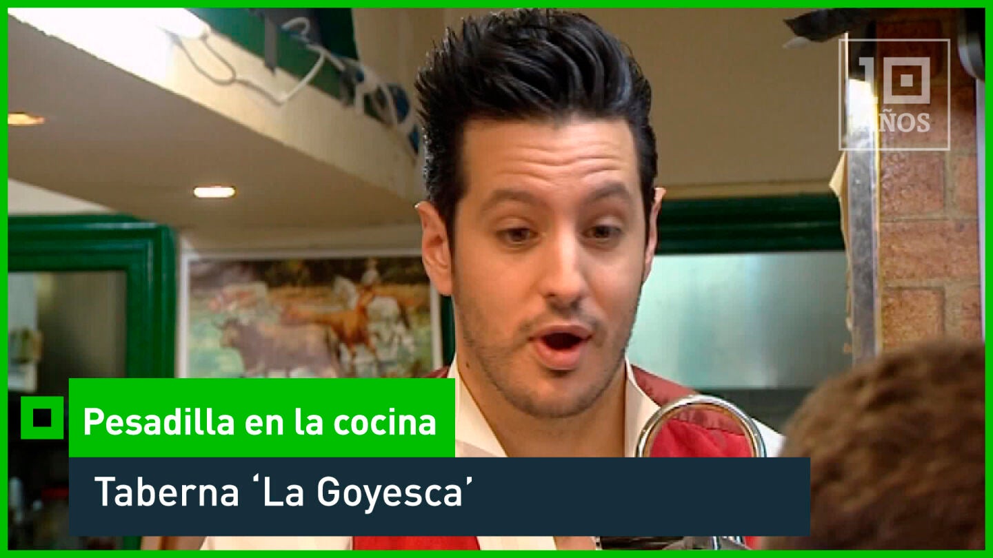 2014. El camarero cantante de 'La Goyesca' - laSexta 15&ordm; aniversario