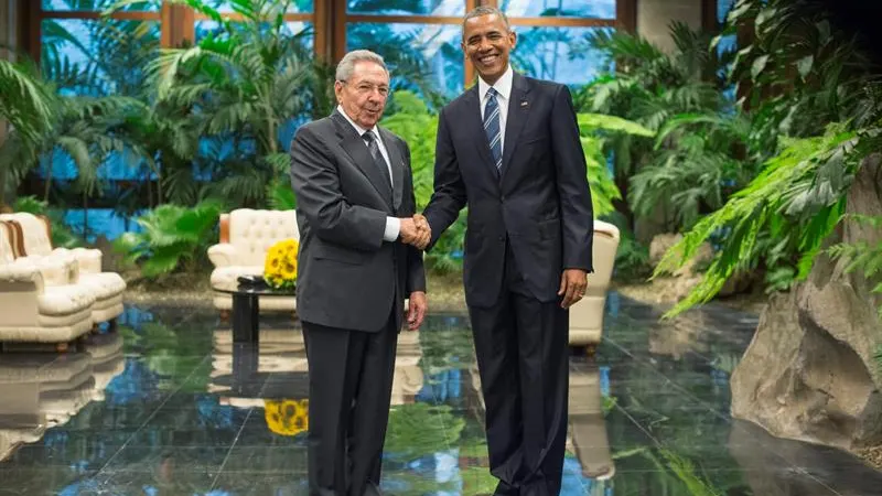 Raúl Castro y Barack Obama