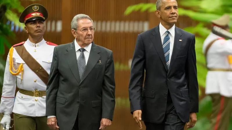 Raúl Castro y Barack Obama