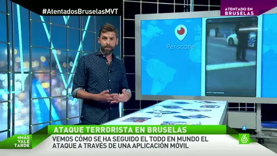 Los atentados de Bruselas, a través de Periscope Los atentados de Bruselas, a través de Periscope