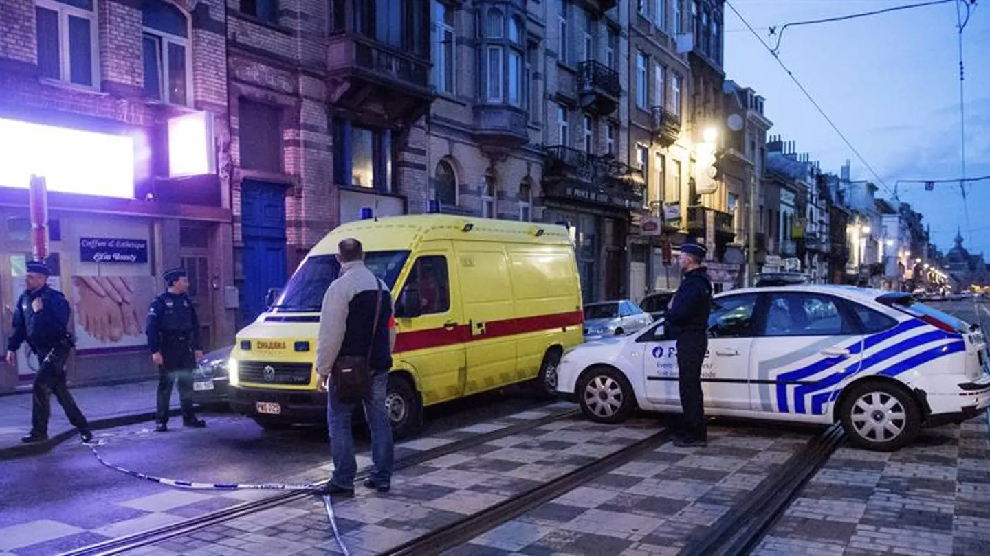 La policía belga vigila las calles La policía belga vigila las calles