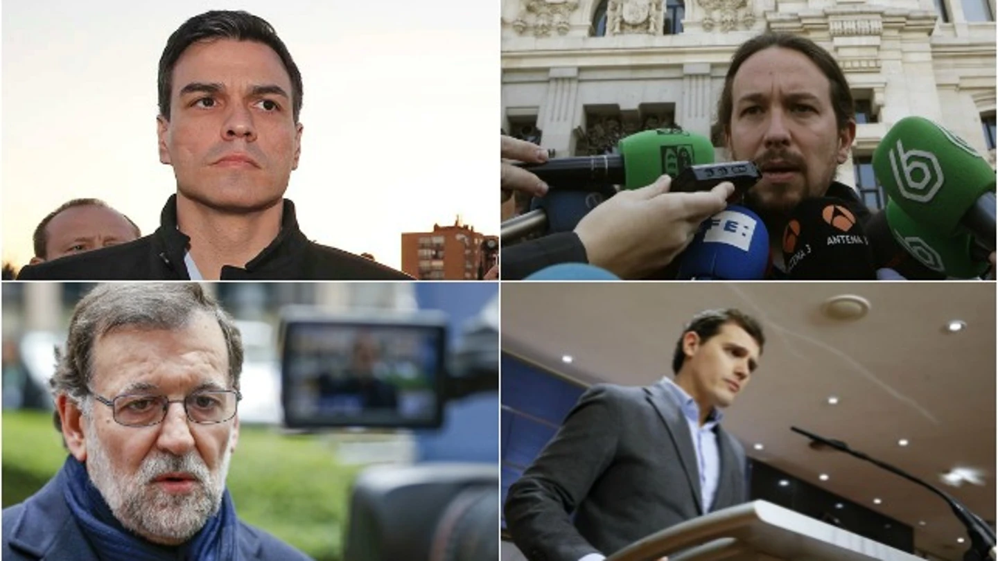 Pedro Sánchez, Pablo Iglesias, Mariano Rajoy y Albert Rivera Pedro Sánchez, Pablo Iglesias, Mariano Rajoy y Albert Rivera