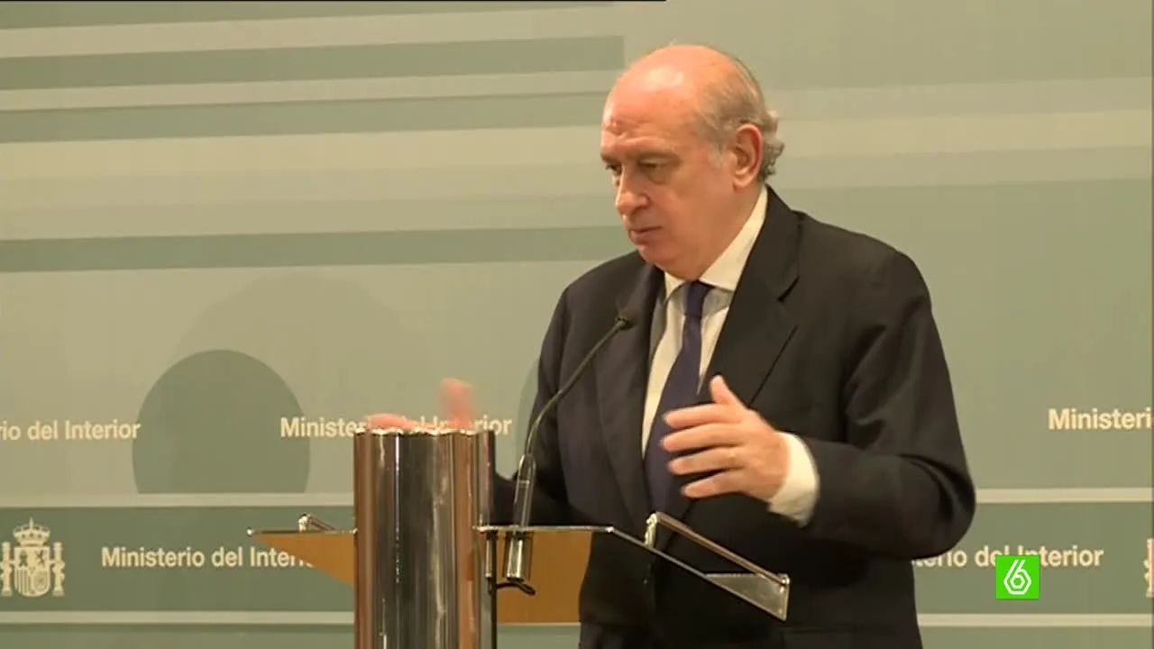 El ministro de Interior en funciones El ministro de Interior en funciones