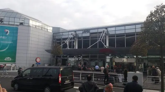 Estado del aeropuerto de Bruselas tras las explosiones Estado del aeropuerto de Bruselas tras las explosiones