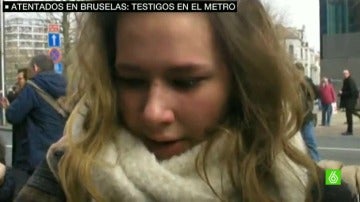 Testigo en el metro de Bruselas