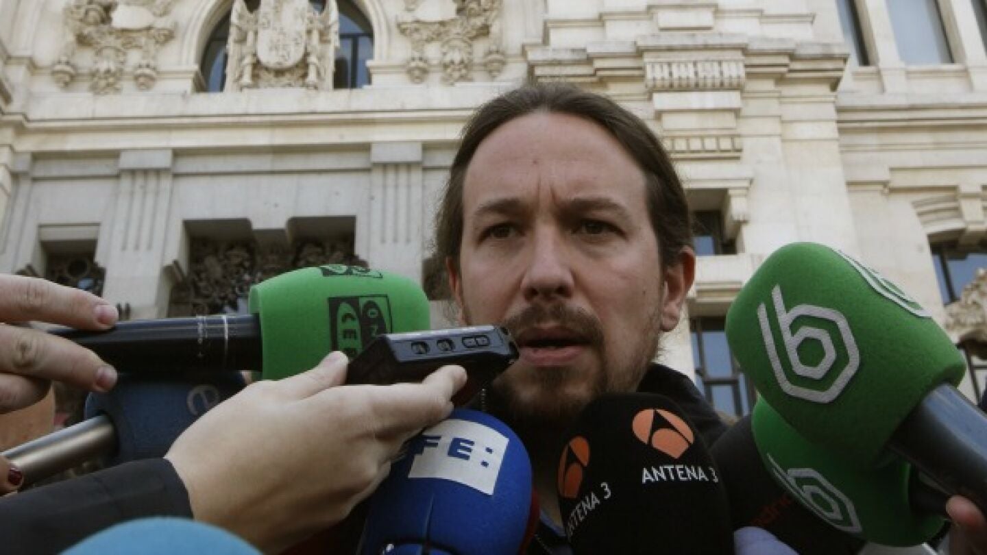 El l&iacute;der de Podemos, Pablo Iglesias