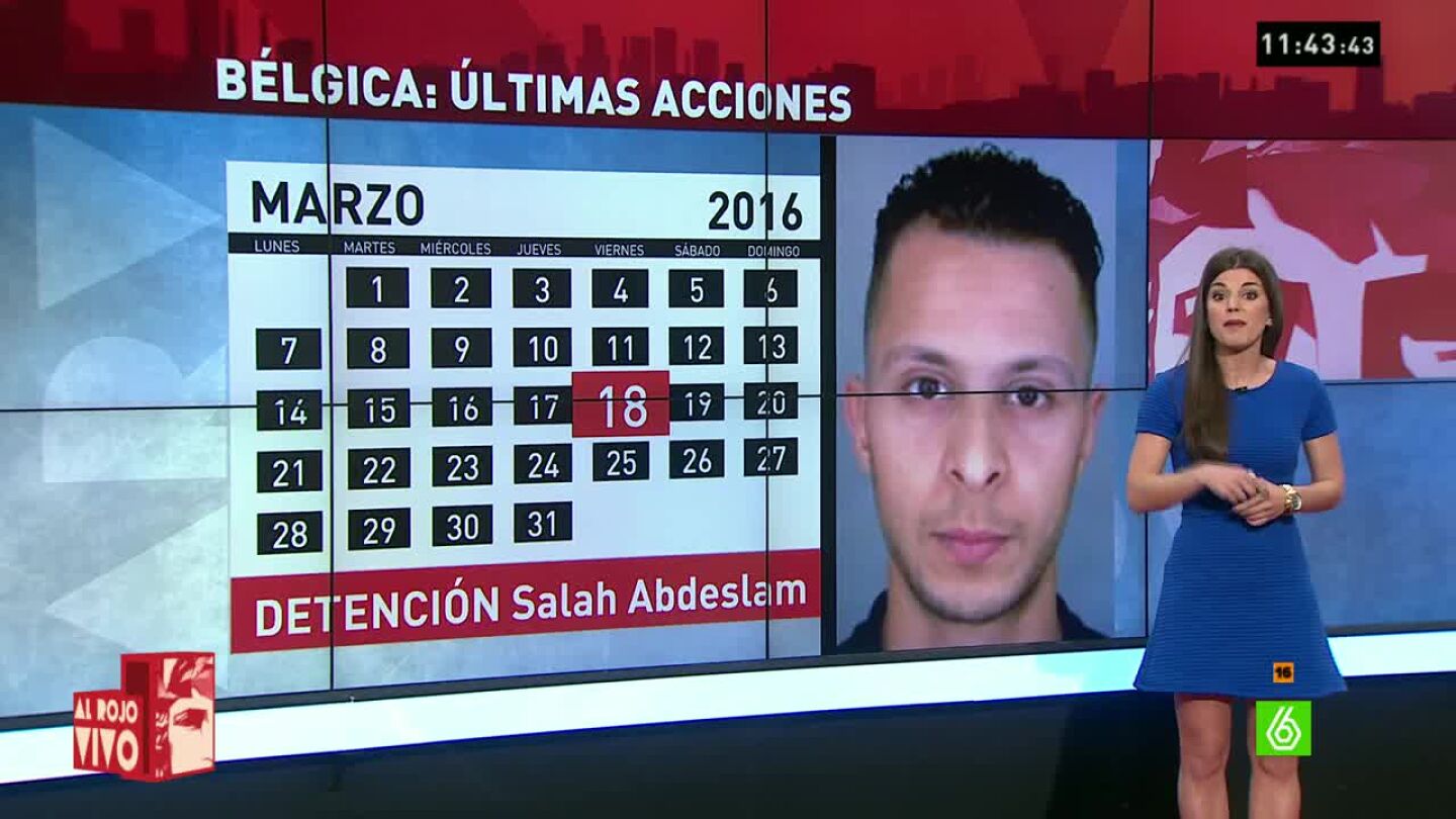 B&eacute;lgica atacada 4 d&iacute;as despu&eacute;s de la detenci&oacute;n de Salah