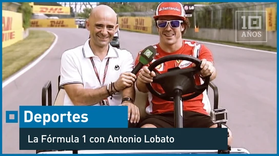El paseo en bici de Fernando Alonso y Lobato en el GP de Corea - Deportes - laSexta 15º aniversario En la previa del GP de Corea, Fernando Alonso se lleva a Antonio Lobato de paseo por las "tripas" de la Fórmula 1 ¡¡en bici!! Los espectadores descubren el nuevo trazado del Circuito Internacional de Corea.