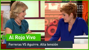 Ferreras VS Aguirre. Alta tensión