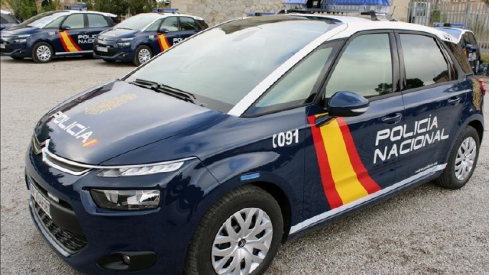 Un coche de la Policía Nacional