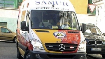 Una ambulancia del SAMUR