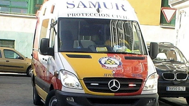 Una ambulancia del SAMUR