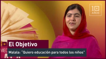 Malala: Quiero educación para todos los niños