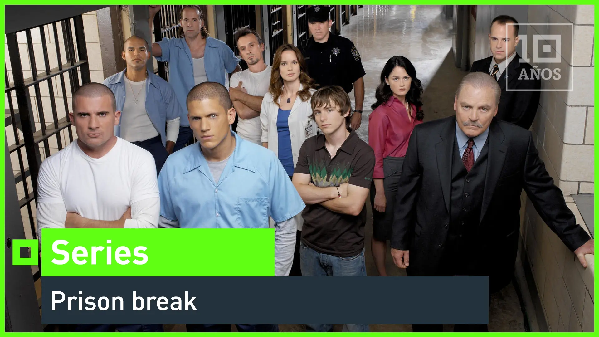 2006. La cabecera de 'Prison Break'