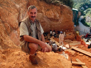 El Codirector de las excavaciones de Atapuerca, José María Bermúdez de Castro