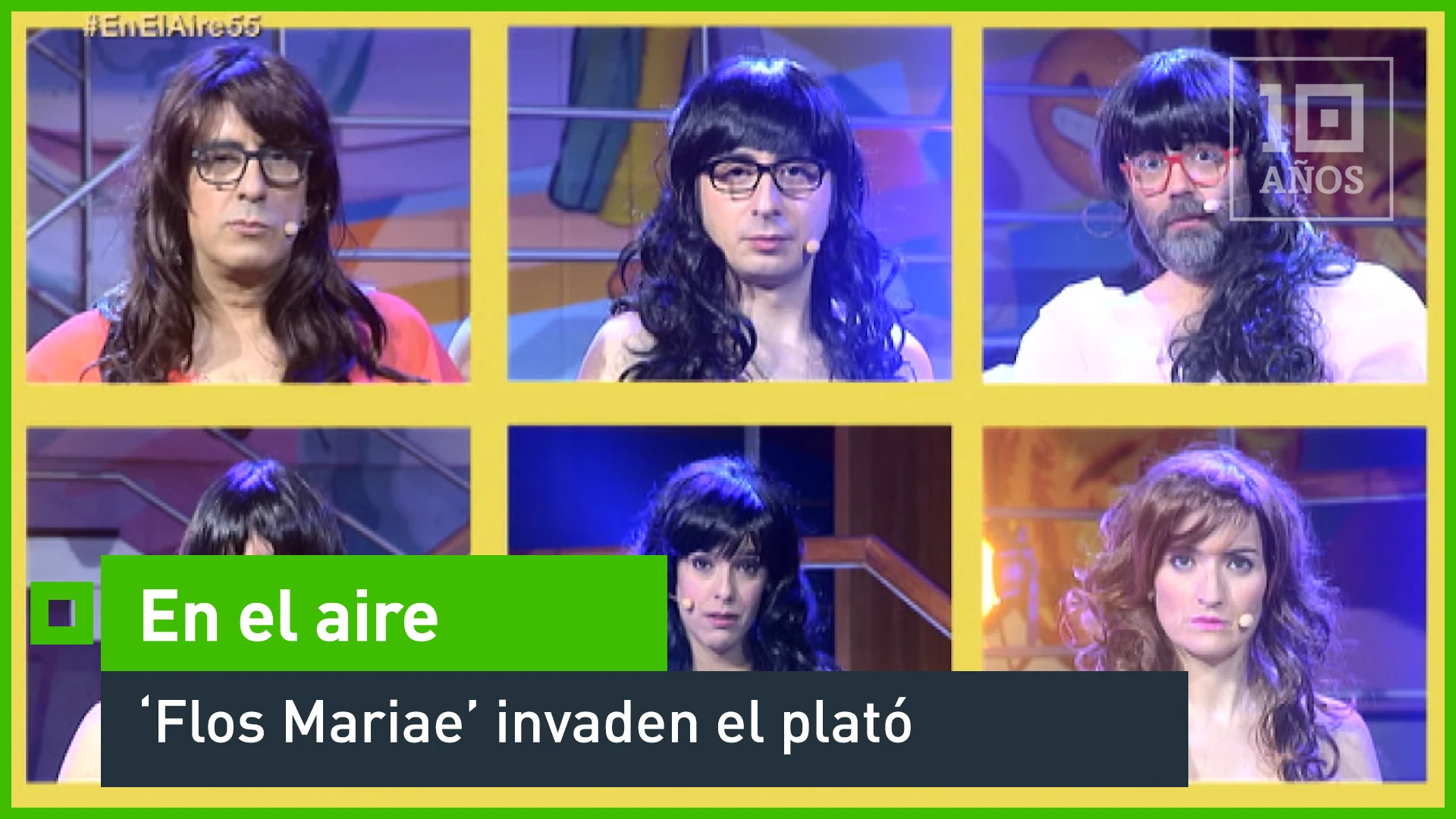 Flos Mariae invaden el plató En el aire