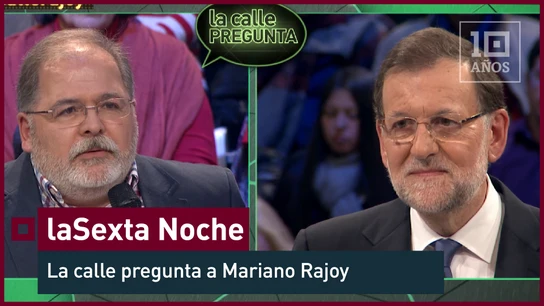 2015. A Mariano Rajoy "¿Qué medidas van a tomar contra la corrupción?" Ante los ciudadanos y sus cuestiones, Mariano Rajoy se someterá a las preguntas de la calle en 'laSexta Noche'. El presidente del gobierno asiste al programa de laSexta para responder sin corsés y en directo.