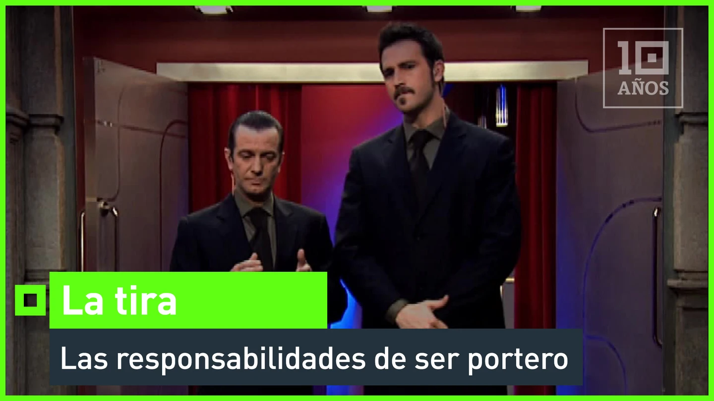 las responsabilidades de ser portero La tira
