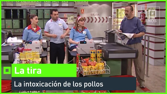 La intoxicación de los pollos La tira