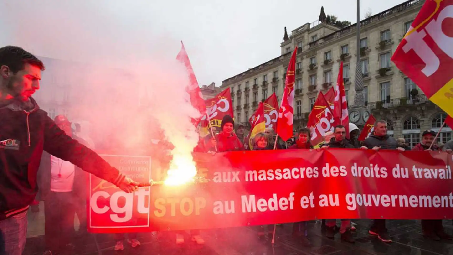 Huelga general en París