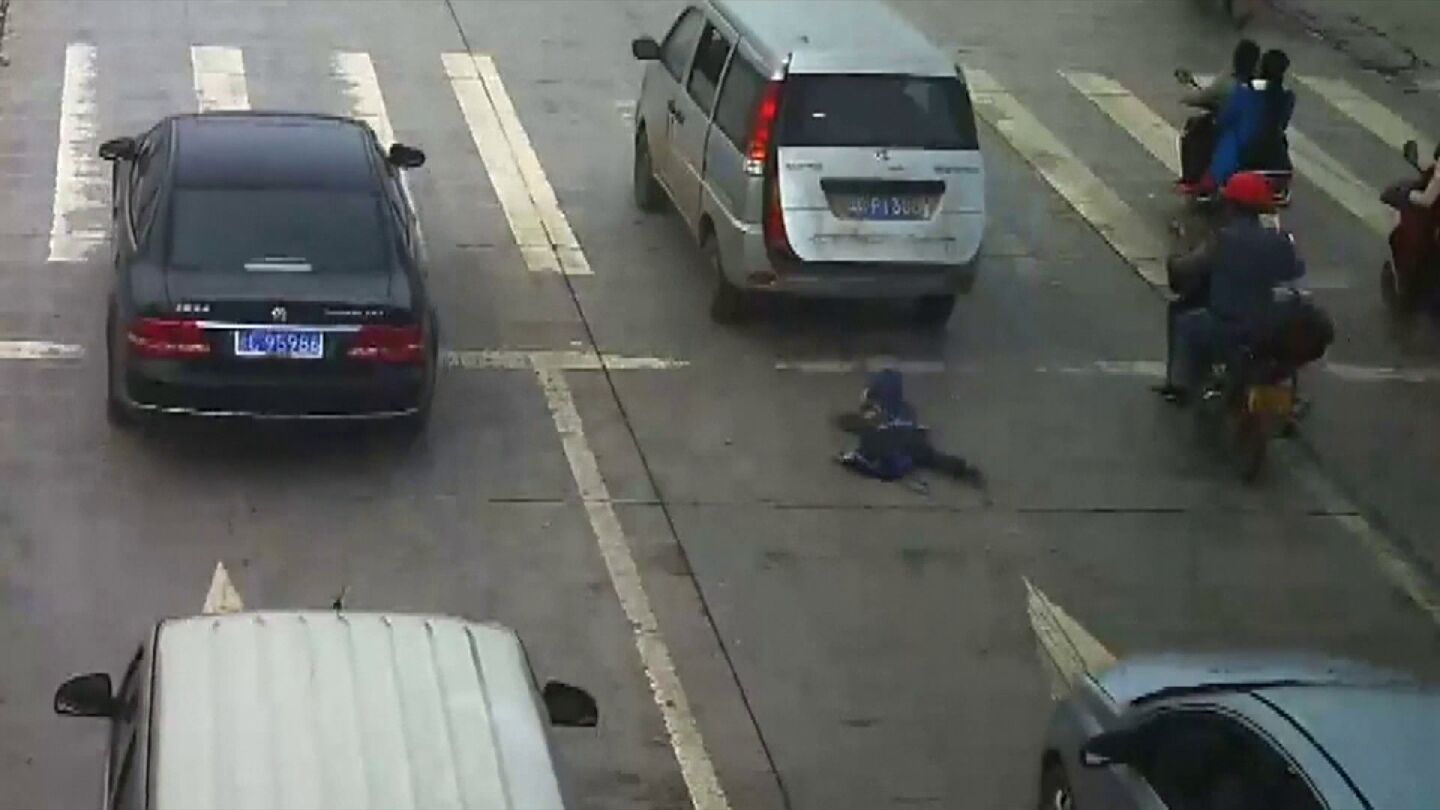 Accidente en China