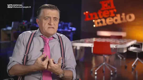 El Gran Wyoming, en El Intermedio El Gran Wyoming, en El Intermedio