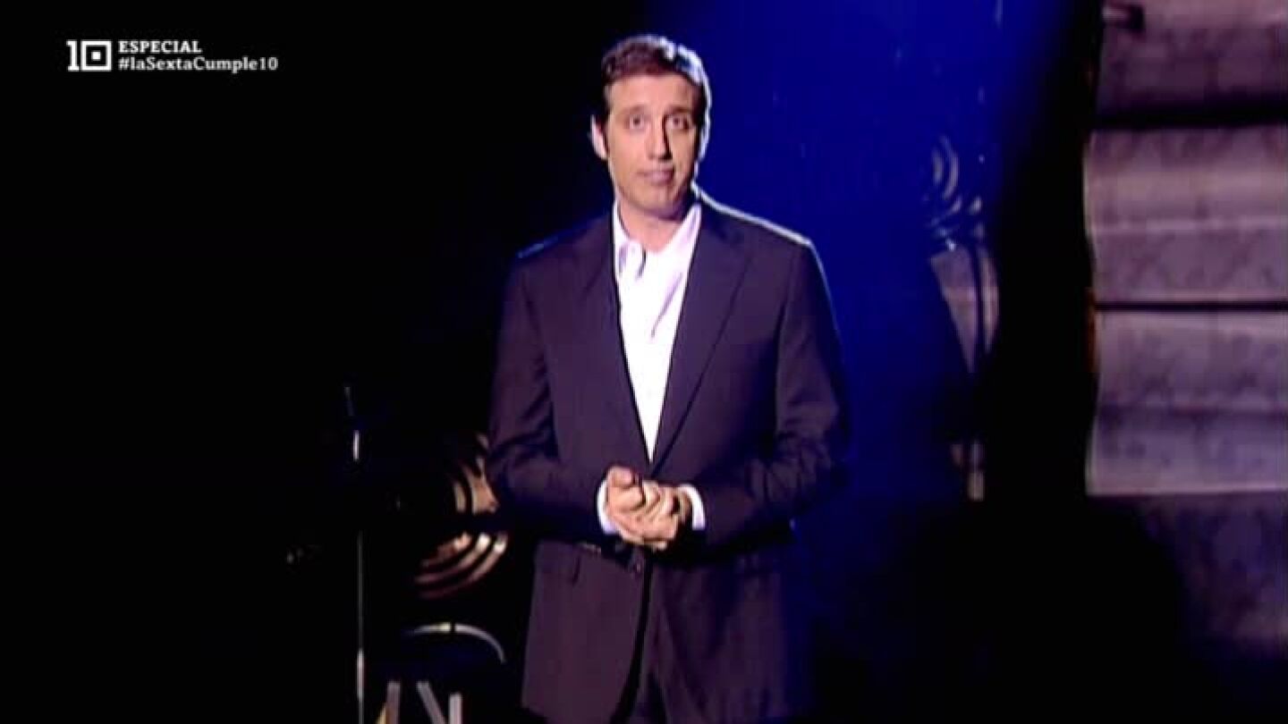 Emilio Arag&oacute;n, en el arranque de laSexta