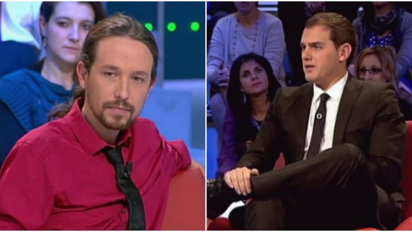 Pablo Iglesias y Albert Rivera