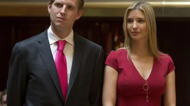 Eric e Ivanka Trump, hijos del magnate republicano