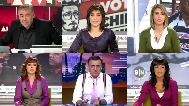 Montaje caras informativo laSexta