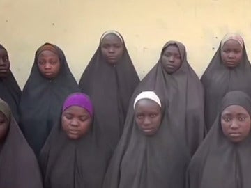 Imagen d niñas secuestradas por Boko Haram Imagen d niñas secuestradas por Boko Haram
