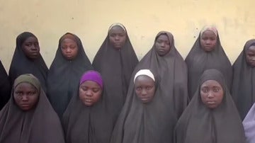 Imagen d niñas secuestradas por Boko Haram 