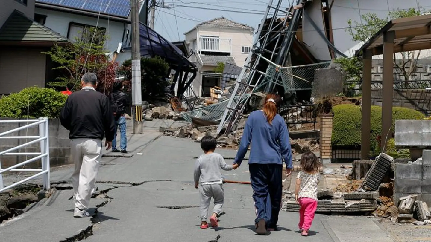 Imagen de las calles de Japón tras el terremoto Imagen de las calles de Japón tras el terremoto