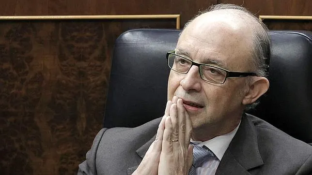 Cristóbal Montoro, en una sesión del Congreso