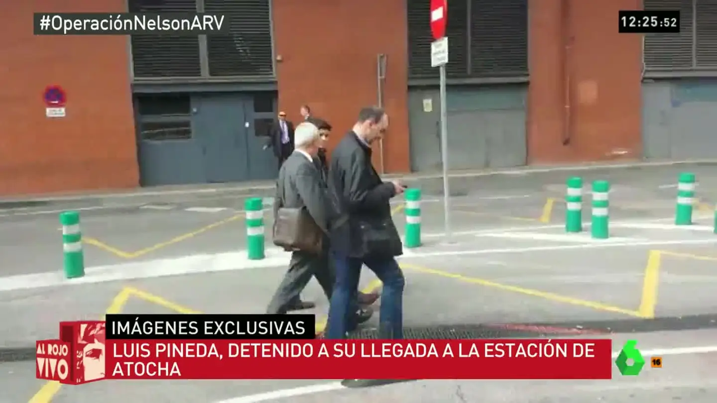 Llegada de Luis Pineda a Atocha Llegada de Luis Pineda a Atocha