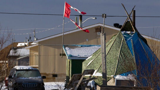 Comunidad aborigen en Canad&aacute;