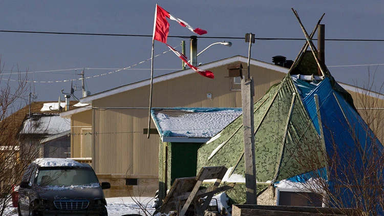 Comunidad aborigen en Canad&aacute;